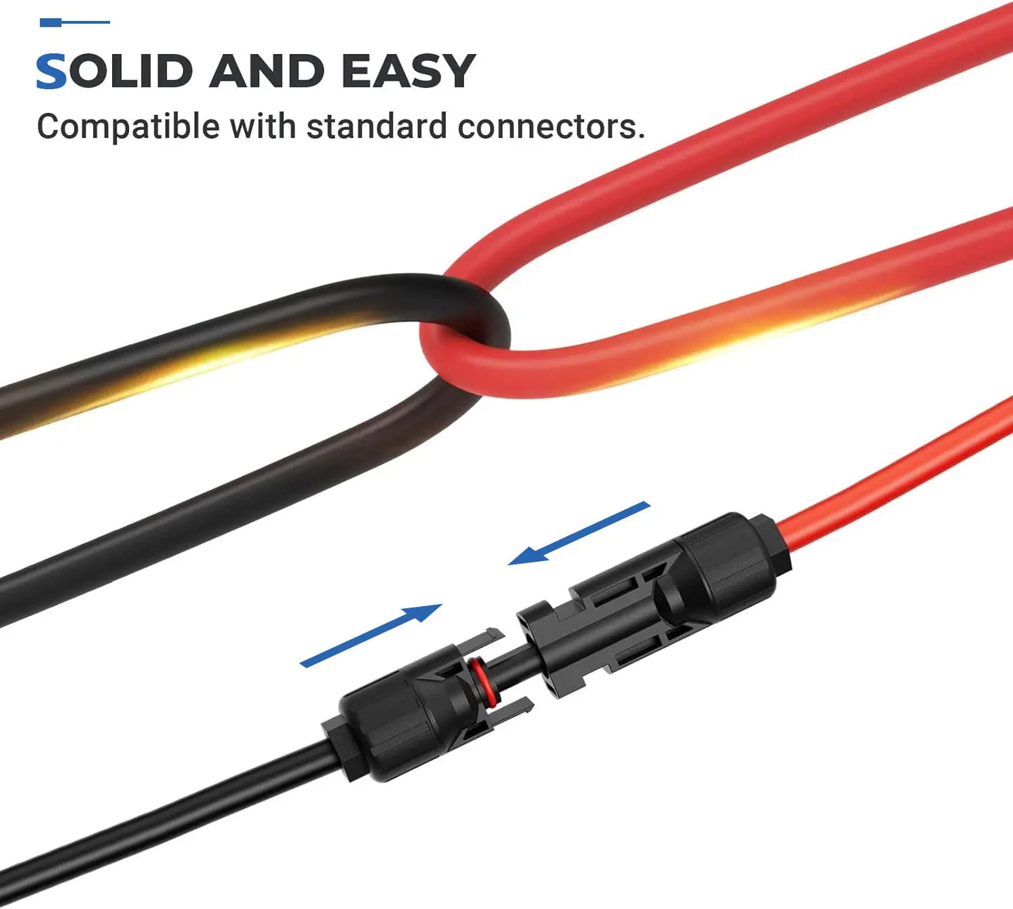 1 Pair Solar Connector Cables