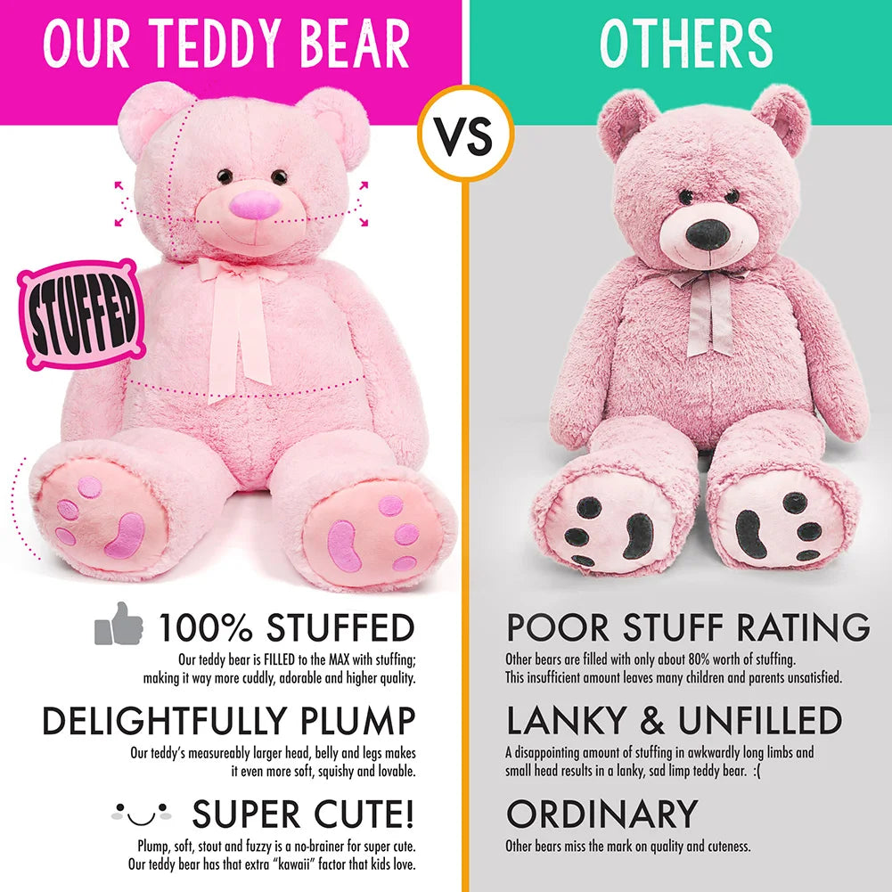 New Huggable High Quality Big Teddy Bear Plush Toy