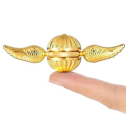 Golden Snitch Cupid Fidget Spinner Anti-stress Hand Rotation Fidget Toys Angel Wings Hand Spinner Metal Toys For Kids Gift
