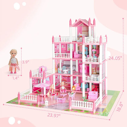 3D Princess Castle Villa Children's Play House