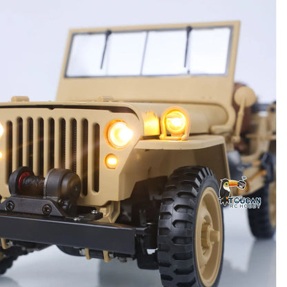 Remote Control Military Car 1/14 scale, 2.4GHZ Open-top Off Road 4WD Combat Model