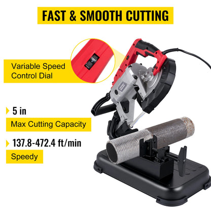 Portable Bandsaw With 5Inch Cutting Capacity