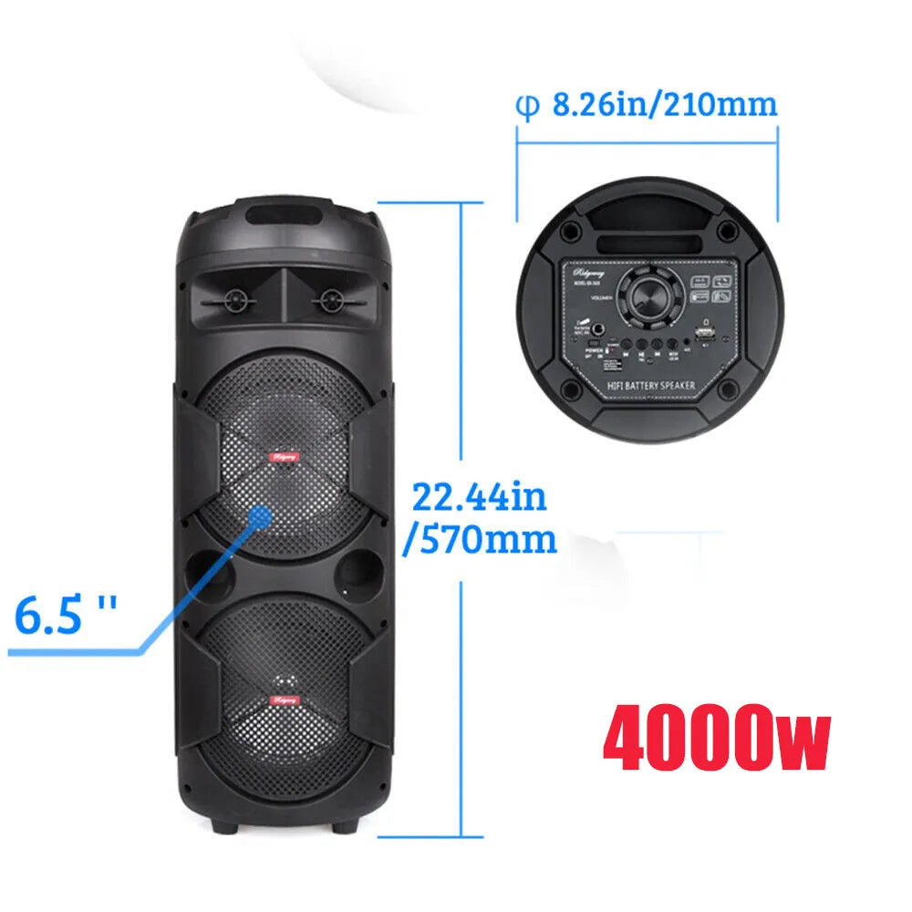 6000W Portable Bluetooth Speaker