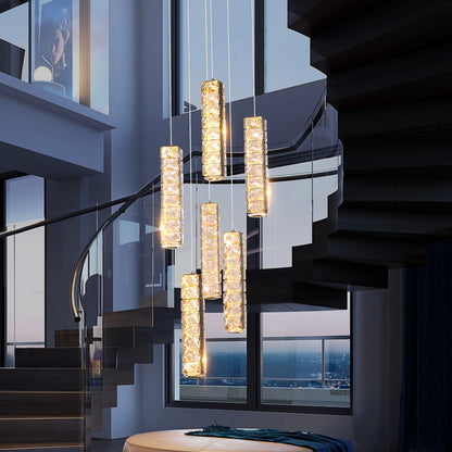 Nordic K9 Crystal LED Chandelier for Modern Luxury Home Décor