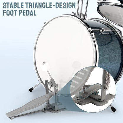 14"x10" 3-Pieces Junior Kids Drum Set