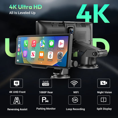 10.26" 4K Dash Cam Dashboard Video