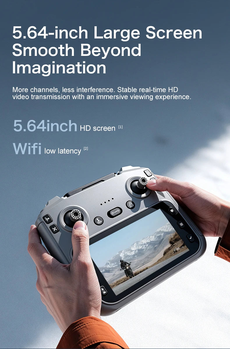 RC Quadcopter Drone 8K HD Aerial Photography Remote Control Aircraft Dual Camera WIFI GPS Three Sided Obstacle Avoidance