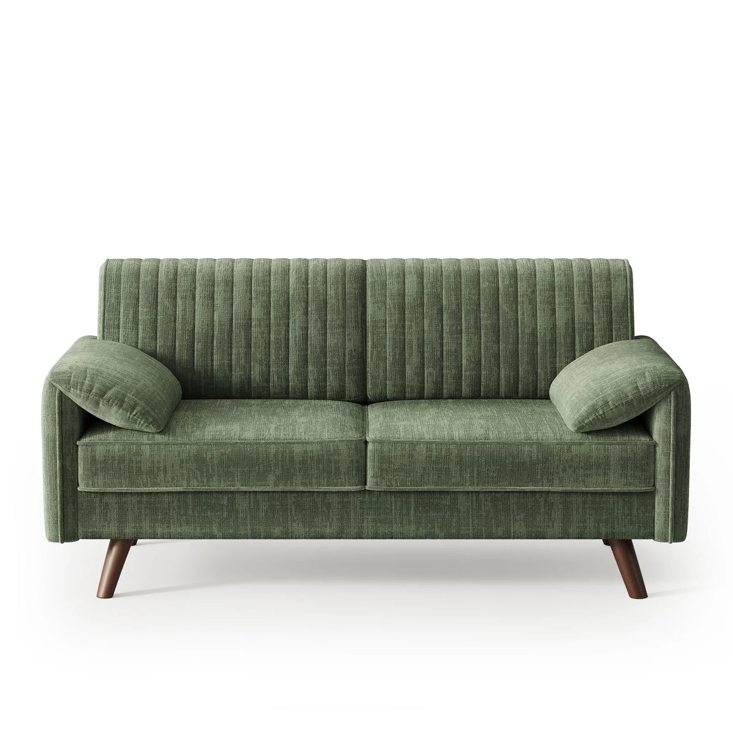 64.5" Loveseat Sofa, Chenille Covered Loveseat for Living Room and Small Spaces