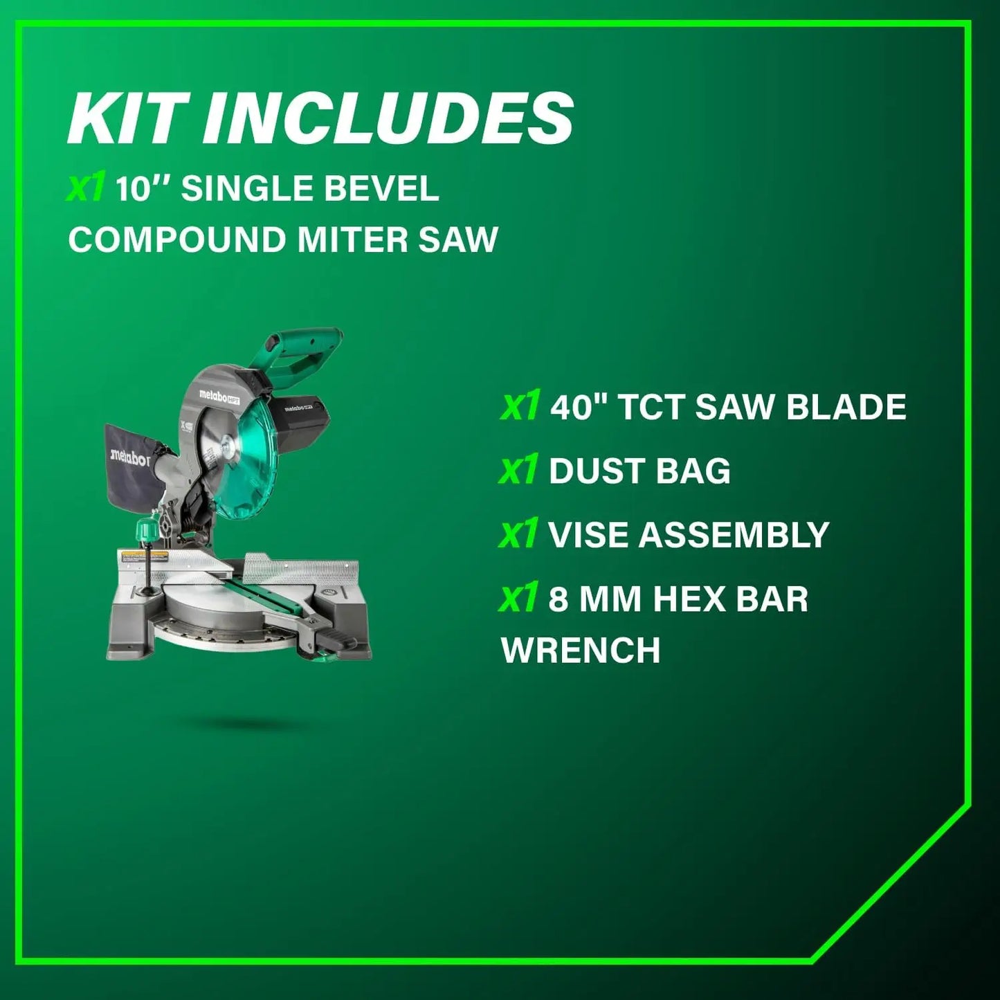 10-Inch Single Bevel Compound Miter Saw