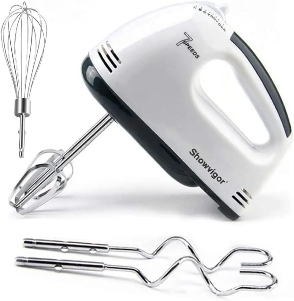 Electric Hand Mixer With 5 Stainless Steel Attachments