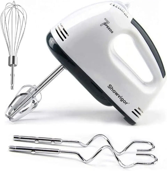 Electric Hand Mixer With 5 Stainless Steel Attachments