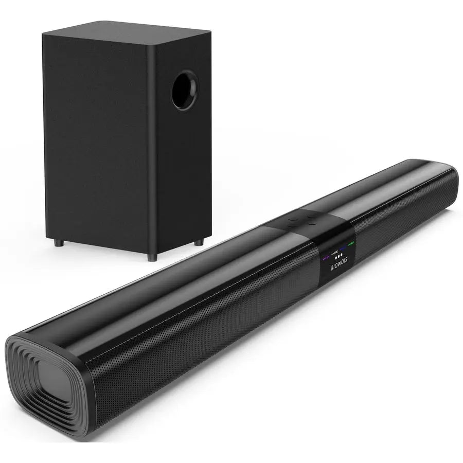 Sound Bar for Smart TV with 5.25 Inch Subwoofer, and 100W 24 Inch Soundbar
