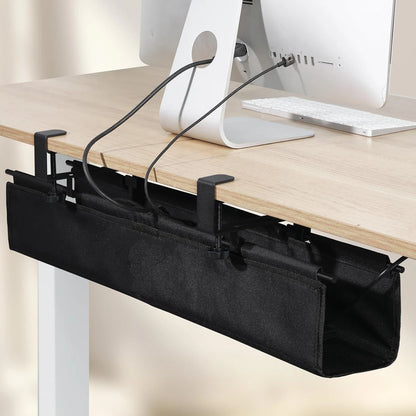 Under Desk Cable Management Box Hidden Cord Organizer