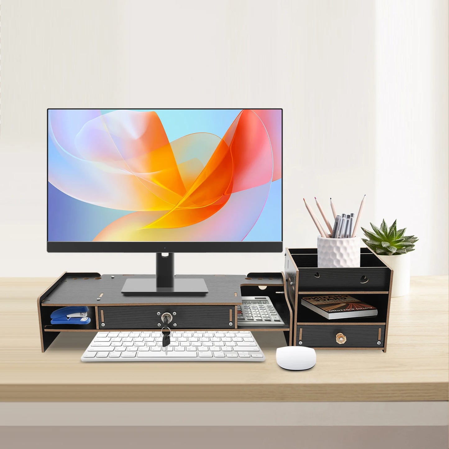Monitor Riser Stand for Desk in Home or Office