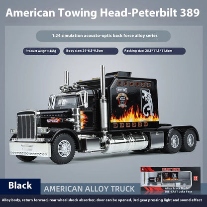 1:24 Scale Peterbilt 389 model, with lighting and sound