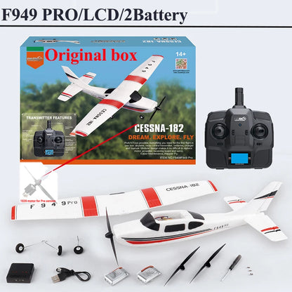 RC Airplane F949 2.4G 3D6G 3Ch Fixed Wing Plane Digital Servo With Gyroscope