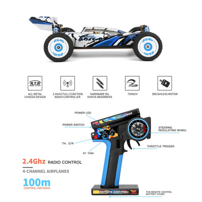 RC Car 75KM/H 2.4G Brushless Remote Control Vehicle