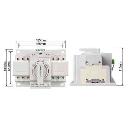 Automatic Transfer Switch 63 Amp 3P For Generator 50Hz/60Hz