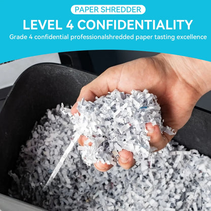 18-Sheet High Security Level P-4 Heavy Duty Paper/Card Shredder