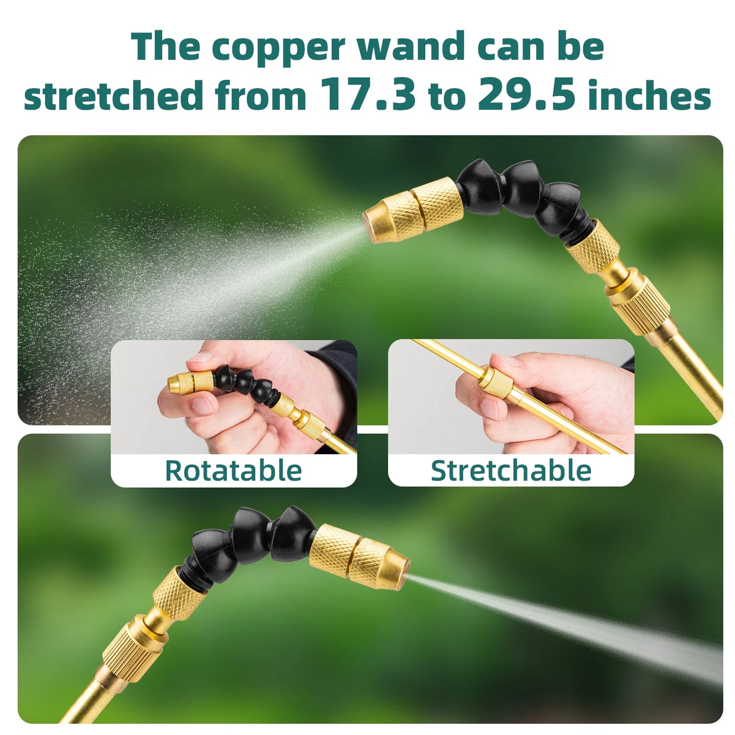 8L Garden Pressure Sprayer for Watering, Fertilizing, and Pest Control in Lawns