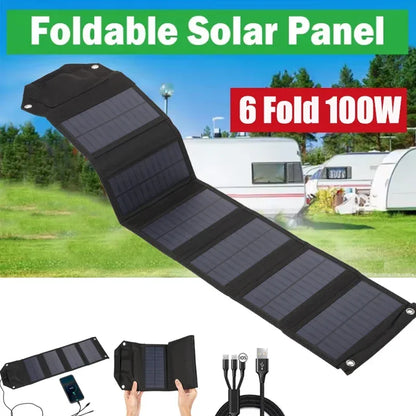 Foldable Solar Panel Power Bank