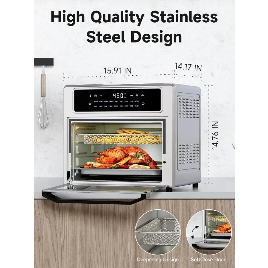 26.4 Qt Convection Oven Toaster Air Fryer Combo