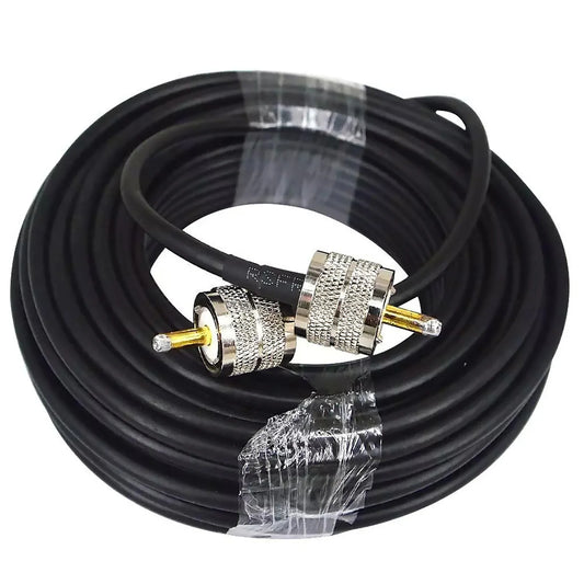 50ft UHF Male to Male Coaxial Cable