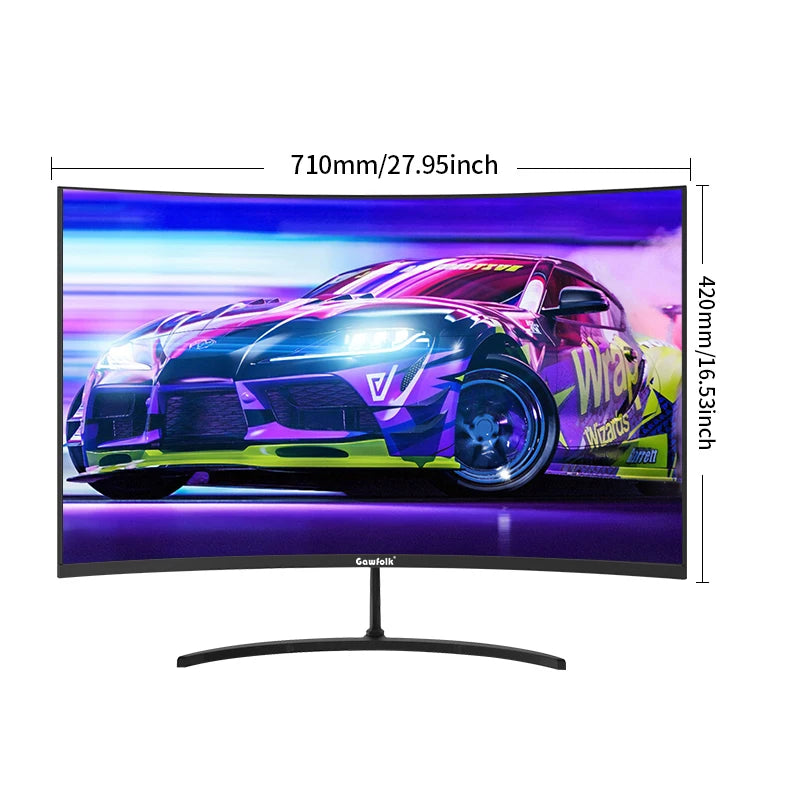 32 Inch 2K 179Hz 1800R Gaming Monitor - Curved Ultra-High Definition Screen for Esports And Gaming