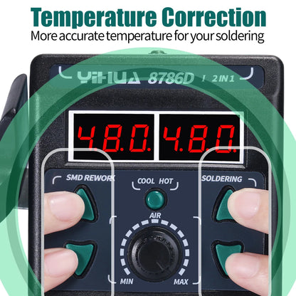Hot Air Soldering Station for Digital Rework