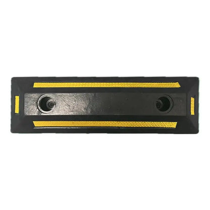 Garage Parking Stops Heavy Duty Rubber Parking Curb Guide With Yellow Reflective Tape Driveway Car Garage Wheel Stopper