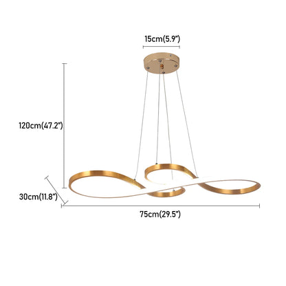 Nordic LED Pendant Ceiling Light - Art Design Minimalist Hanging Light Fixture Indoor Lighting