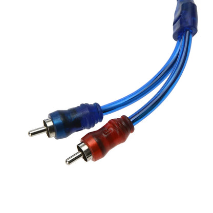 Car Audio Amplifier Cable 2 RCA to 2 RCA