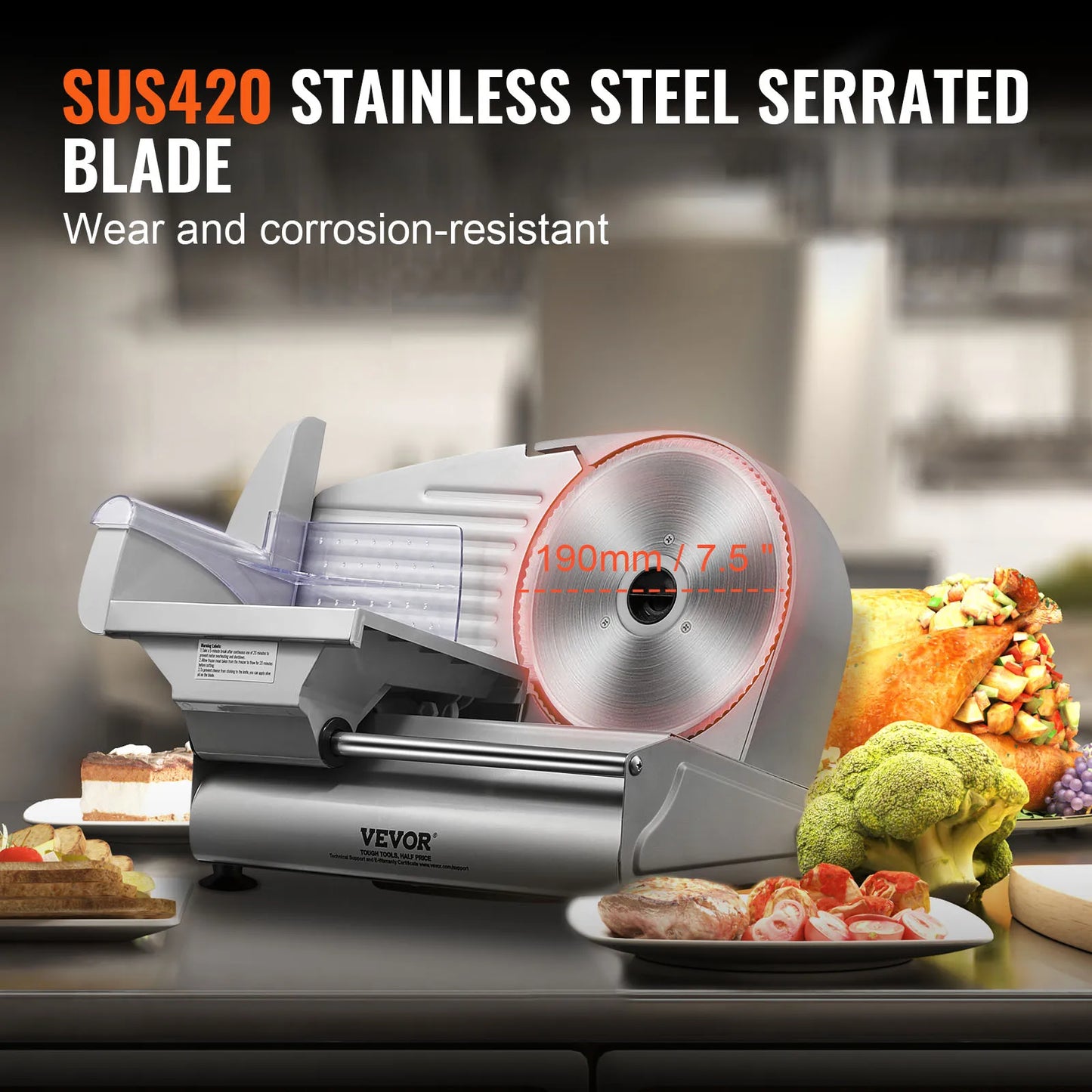 Electric Deli Food Slicer