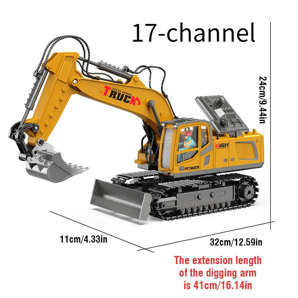 RC Excavator 17CH 1/18 Scale