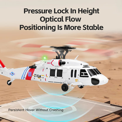 Remote Controlled Helicopter 2.4Ghz 4CH RC Helicopter Heli 6-Axis Gyroscope Optical Flow Position