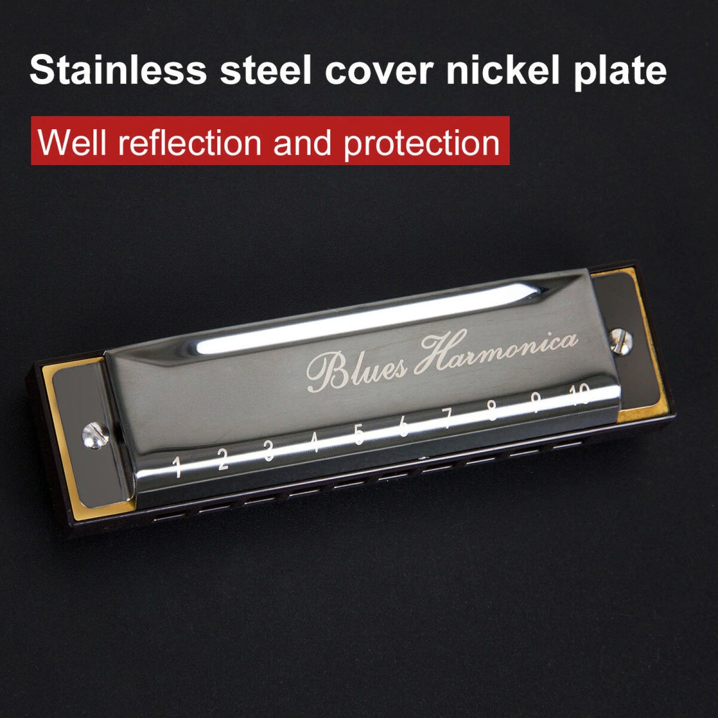 Harmonica Key of C 10 Hole Diatonic Harmonica