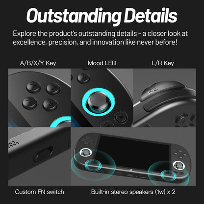 Handheld Game Console With 4.96''IPS Screen