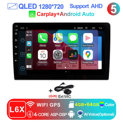 9 inch Wireless Carplay 2din Android 15 Car Radio and Multimedia Video Player