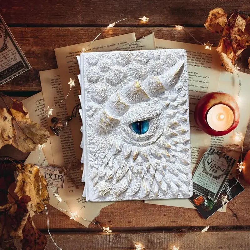 3D Dragon Eye Embossed Writing Journal For Dragon Lovers