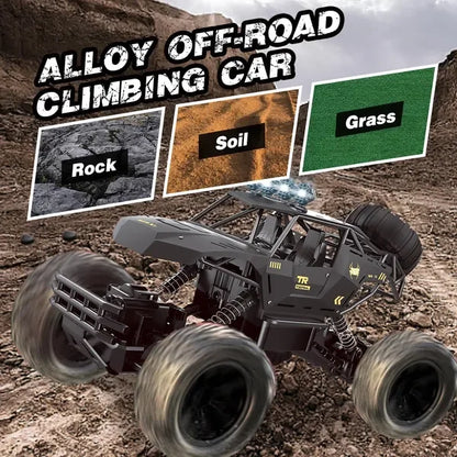 RC Rock Crawler Monster Truck 1:12 Scale 4WD 2 Batteries