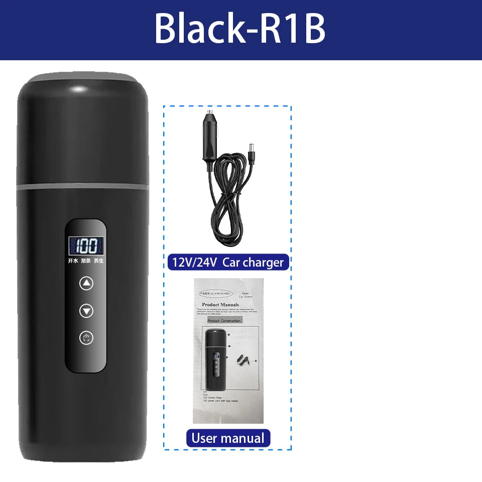 Portable Car Heating 500ml Travel Thermal Cup
