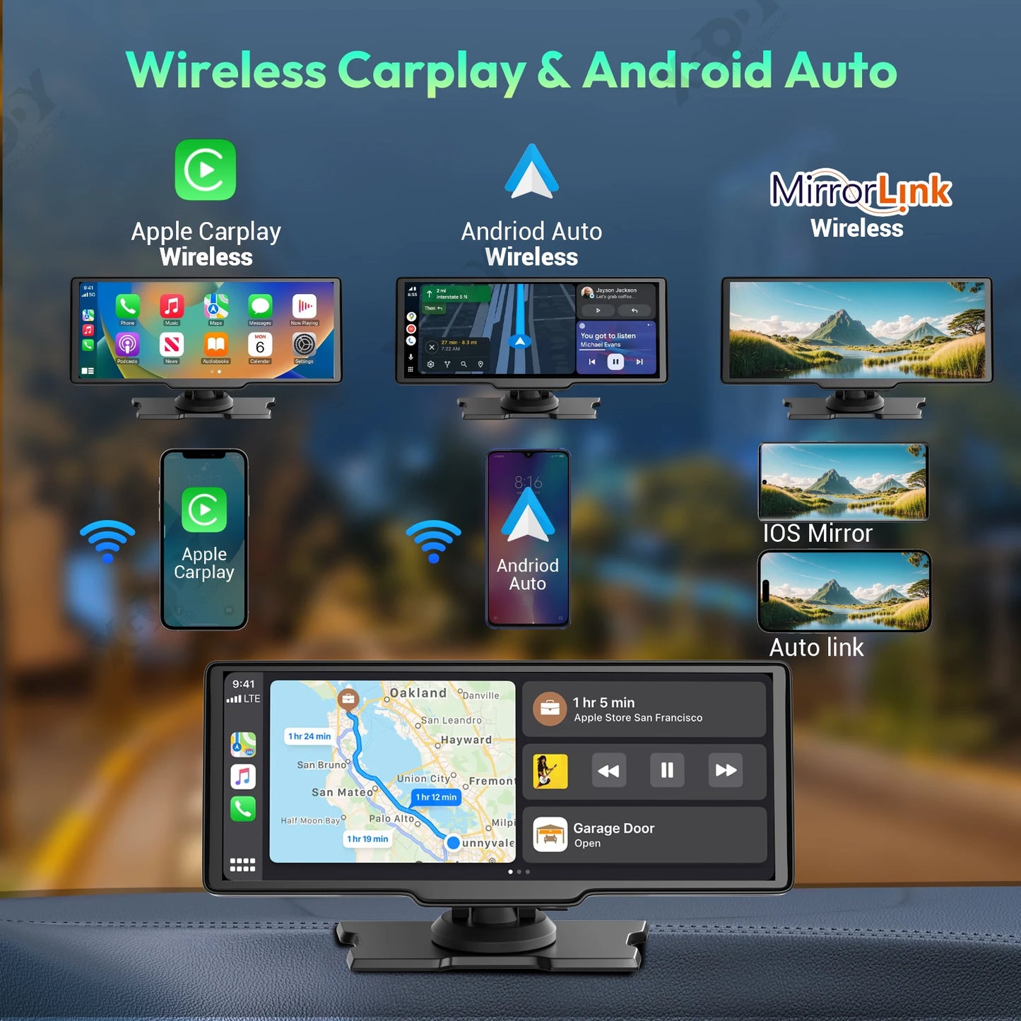 10.26" 4K Dash Cam Dashboard Video