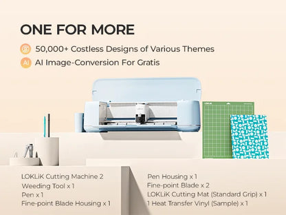 LOKLiK Vinyl Cutter Machine 2 for Crafts