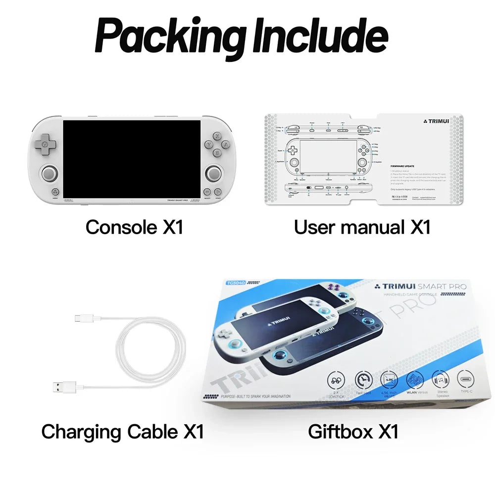 Handheld Game Console With 4.96''IPS Screen