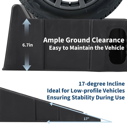 5T Portable Low Profile Car Ramps