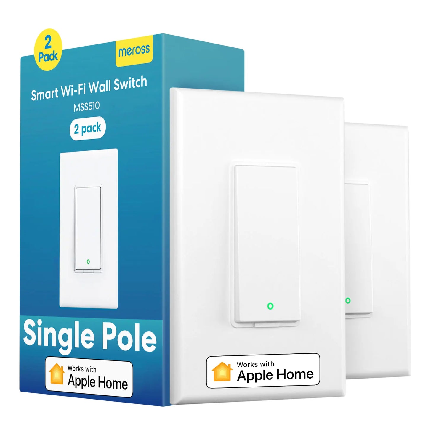 Meross Home Kit US WiFi Switch Wireless Light Wall Switch