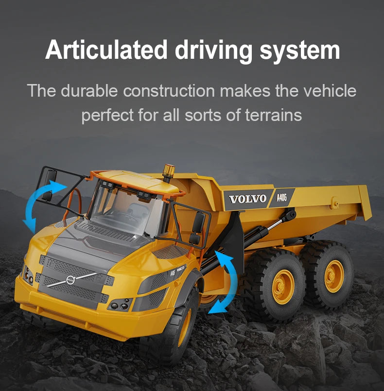 1:20 Scale RC Articulated Dump Truck