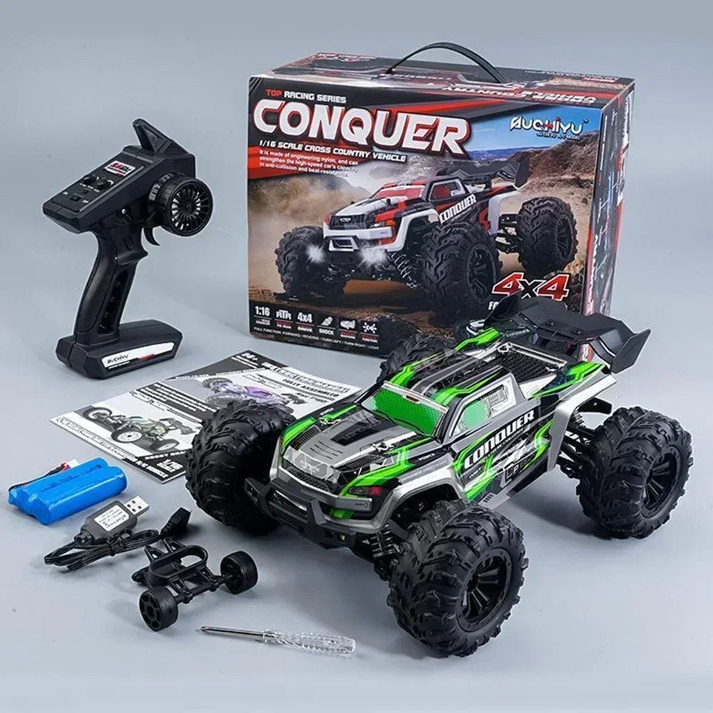 1:16 Scale Large RC Car 50km/h High Speed 4WD 2.4G Off Road Monster Truck RC Toy