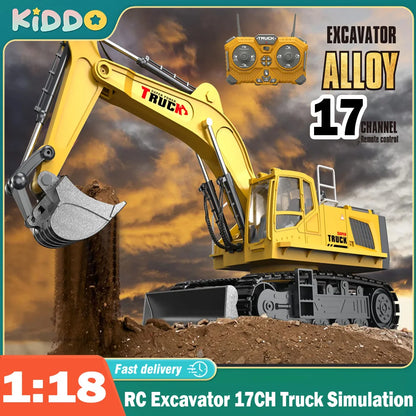 RC Excavator 17CH 1/18 Scale
