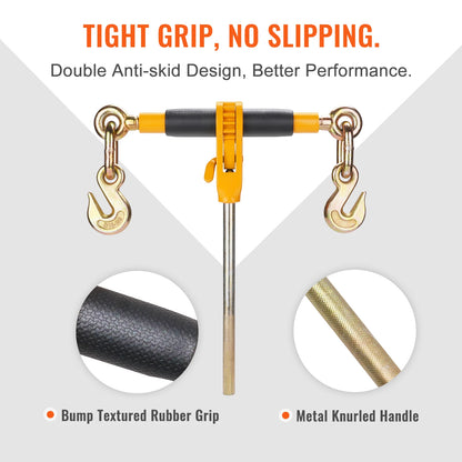 7100 lbs. Ratchet Chain Binder Anti-skid Handle